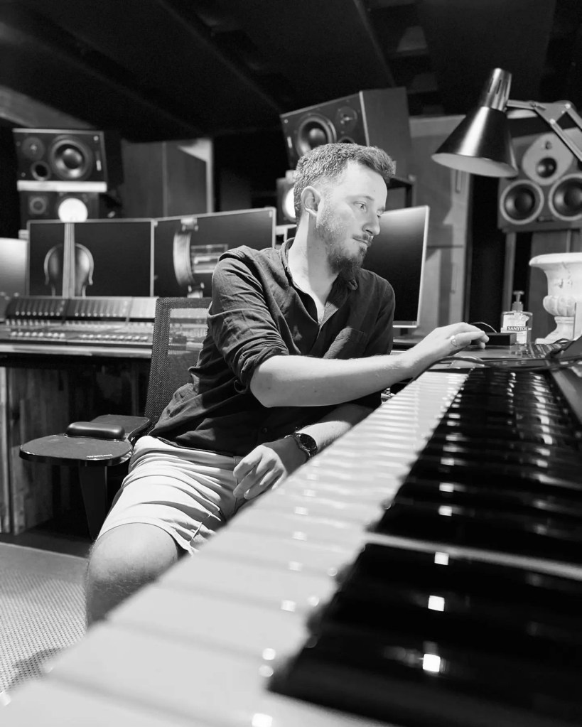 Me at the controls in Studio Du Bassin during the recording sessions for Chants Of Sennaar.
